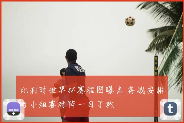 比利时世界杯赛程图曝光 备战安排与小组赛对阵一目了然